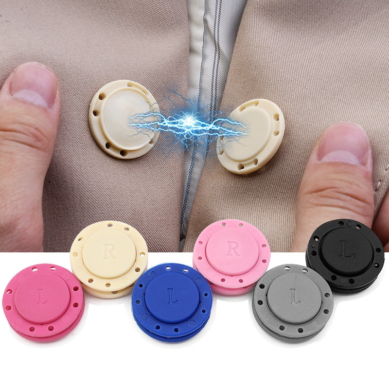 Par de botones, magnéticos, para ocultar en ropa – daxiMart