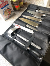 Bolsa para cuchillos de Chef, enrollable, estuche portátil