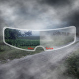 Pantalla/Película transparente para casco de motocicleta, impermeable, anti-lluvia, anti-niebla, universal