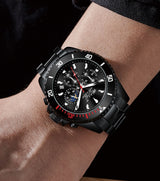 Reloj pulsera analógico, de lujo, resistente al agua, para hombre