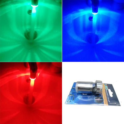 Boquilla de grifo LED sensible a la temperatura que se ilumina a 3 colores, ahorrador de agua