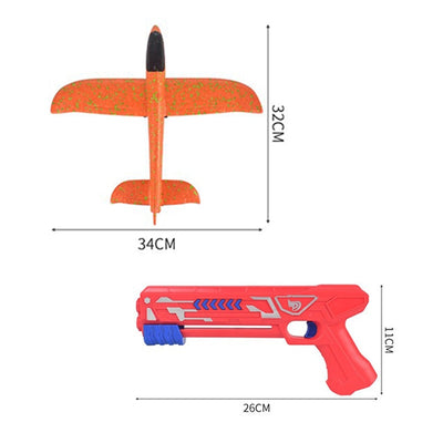 Lanzador de aviones de espuma, juguete estilo catapulta, para niños y niñas