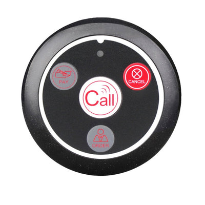 Botones de llamado (10 unidades), transmisores de localizador, inalámbricos, para llamar y localizar personas
