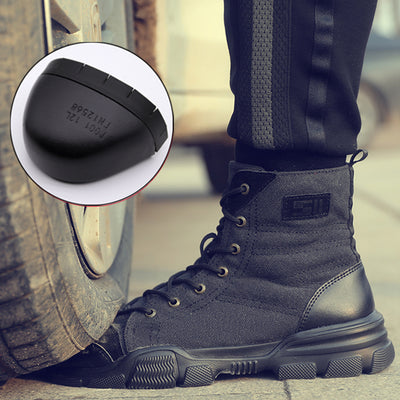 Zapatos/Botas de trabajo, punta de acero, alta resistencia y seguridad, transpirables